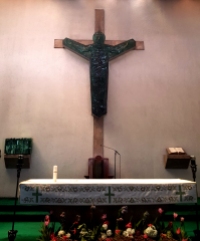 1989 Napoleon Abueva, Altar and Ramon Orlina, The Risen Christ, EDSA Shrine