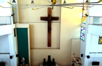 2003 Napoleon Abueva - Victorious Crucifix, Our Lady of the Pentecost Parish, Varisty Hills