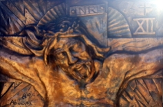 1989 Napoleon Abueva - EDSA Shrine, Stations of the Cross XII: Jesus dies on the Cross